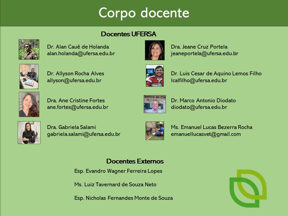 Especialização AIAPLA | Corpo docente